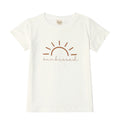 Girl Baby Simple White Cotton Short Sleeves