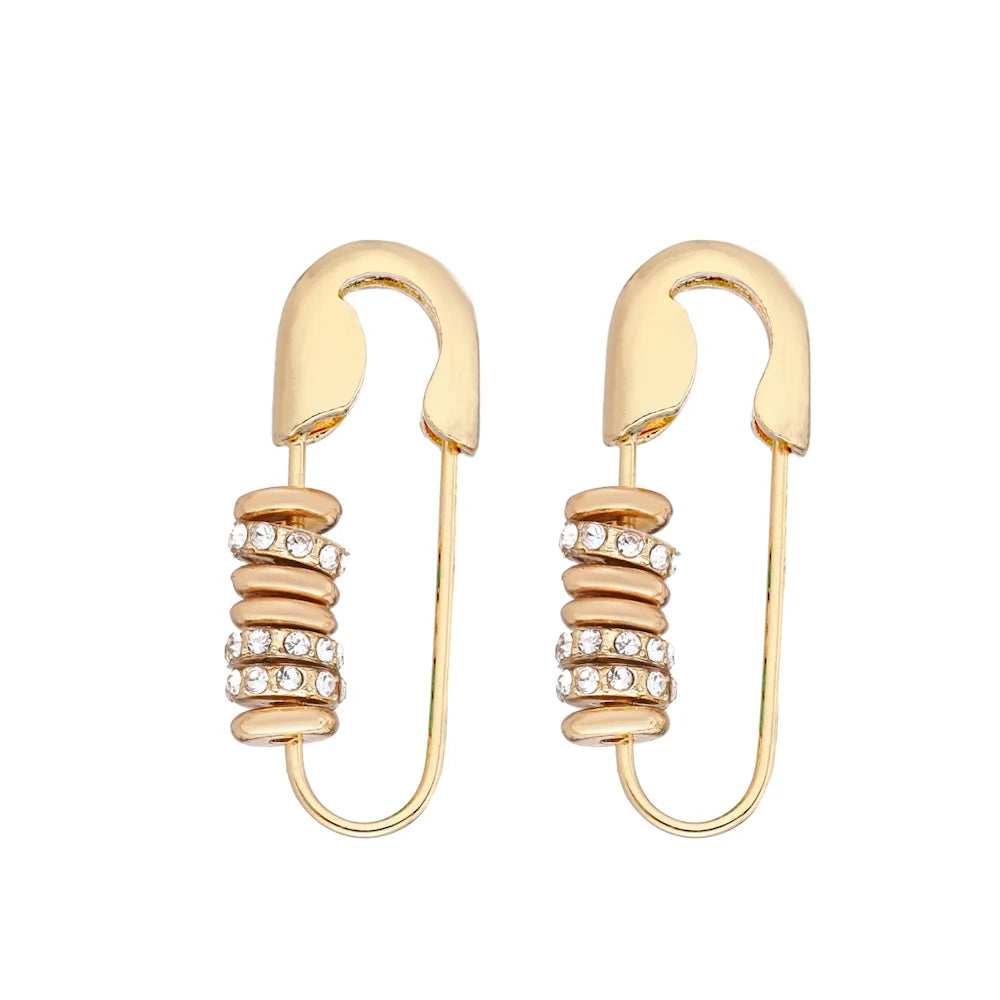 Paper Clip Pin Earrings