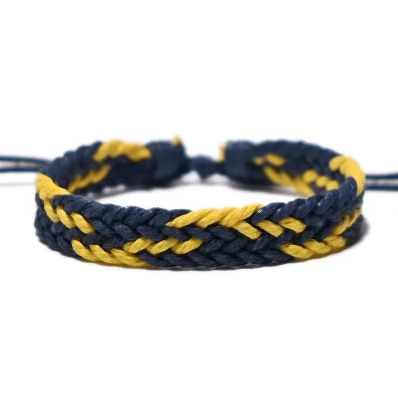 Handmade Vintage Cotton Rope  Bracelet