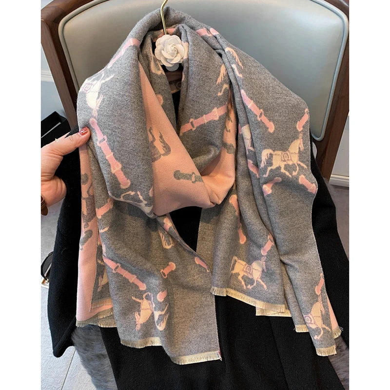 Luxury Winter Cashmere Scarf