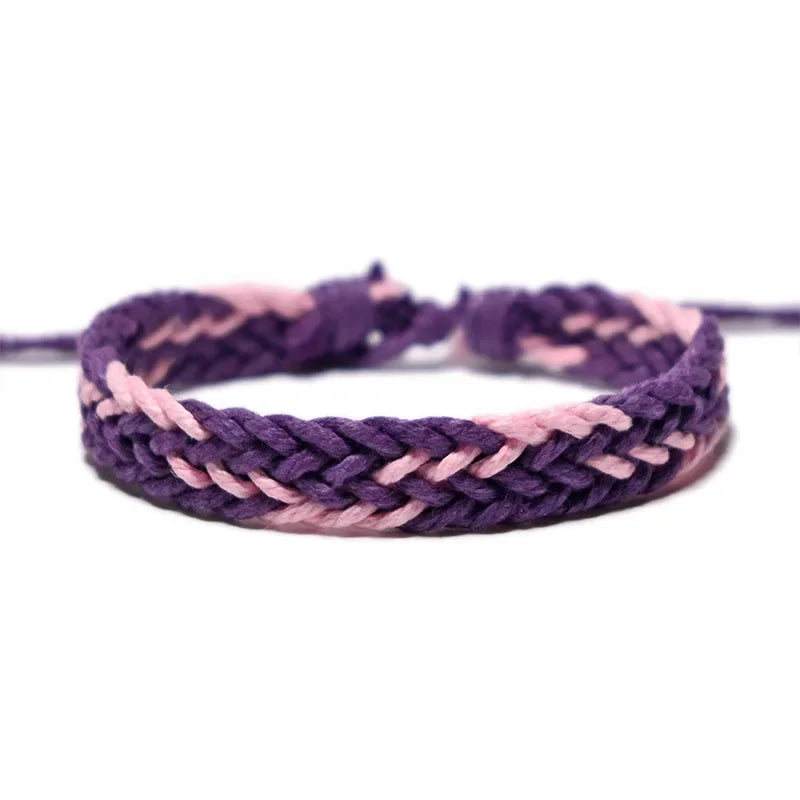 Handmade Vintage Cotton Rope  Bracelet