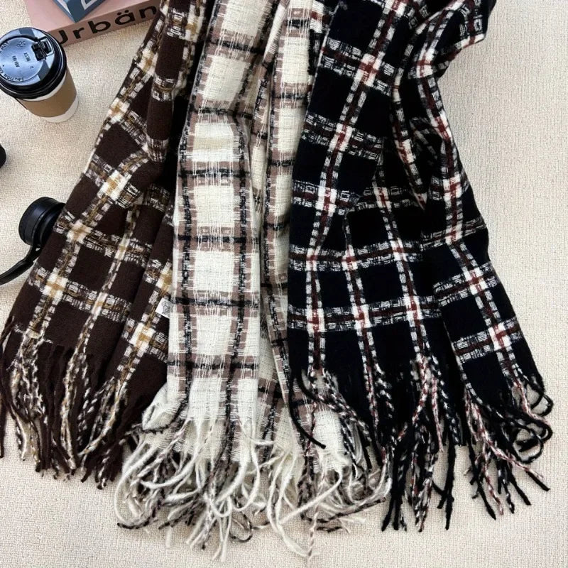 Casual Plaid Scarf