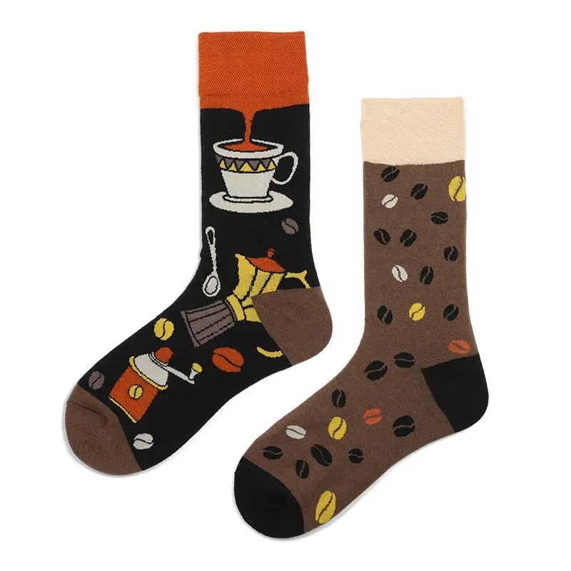 Cool Jacquard Cartoon Socks