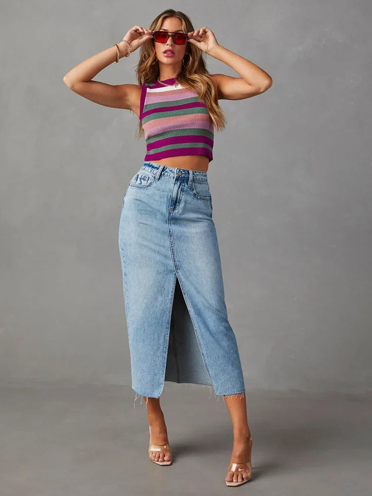 Women Jeans Skirts