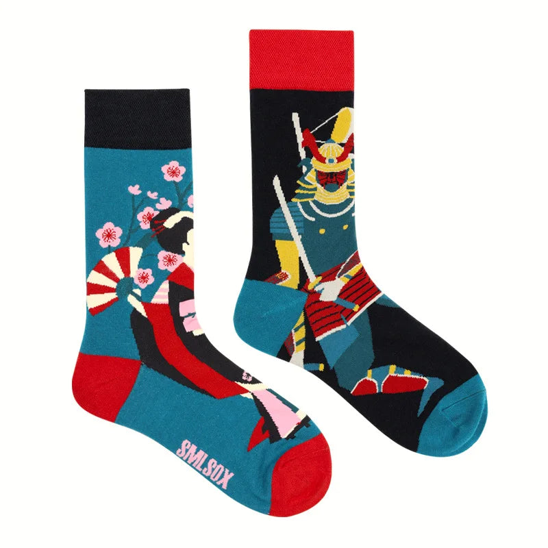 Cool Jacquard Cartoon Socks