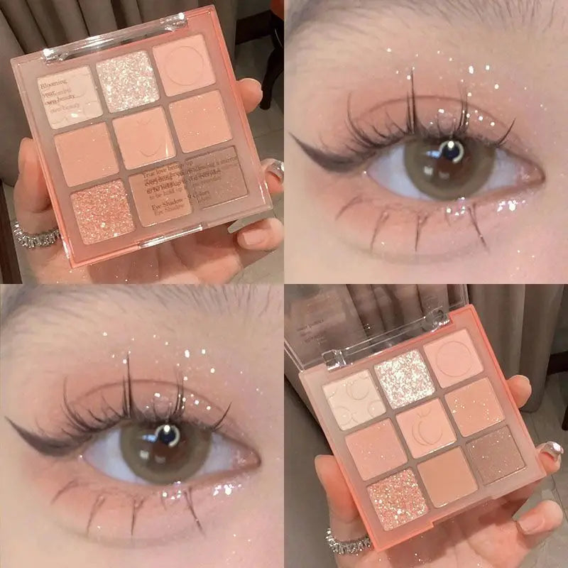 9 Colors Sakura Christmas Eyeshadow Palette