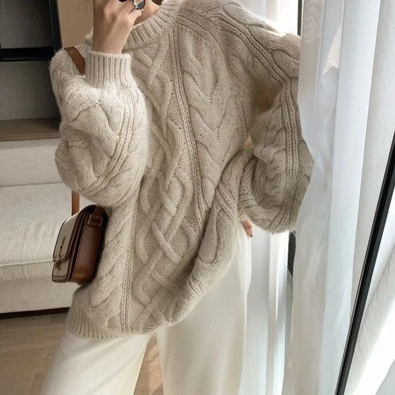 Vintage Twist Knitted Sweater