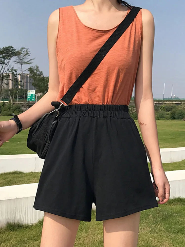 Casual Black Shorts