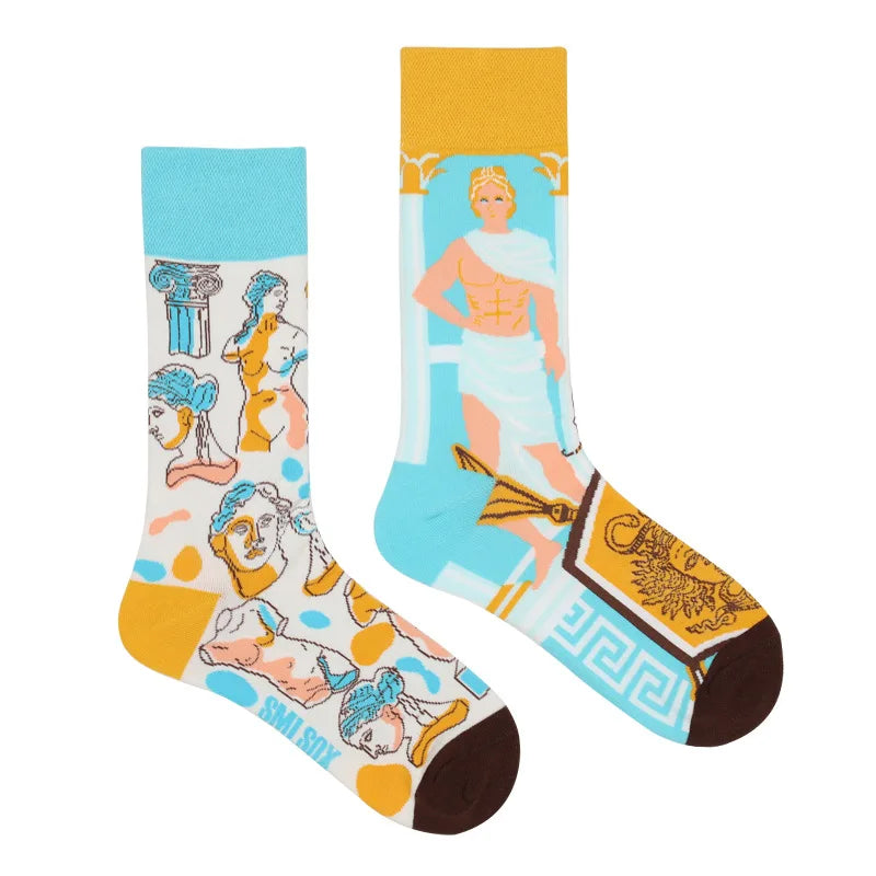 Cool Jacquard Cartoon Socks