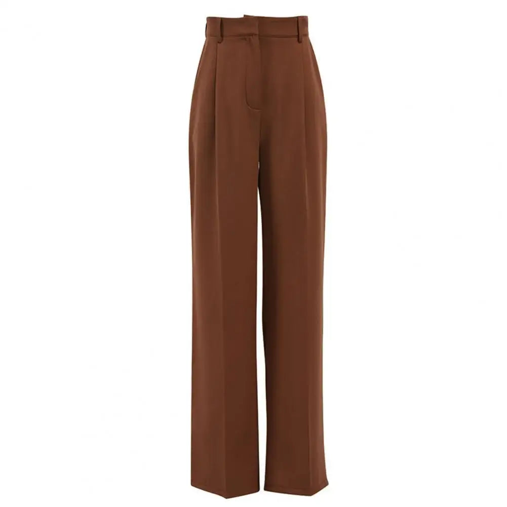 Green High Waist Wide Leg Pants