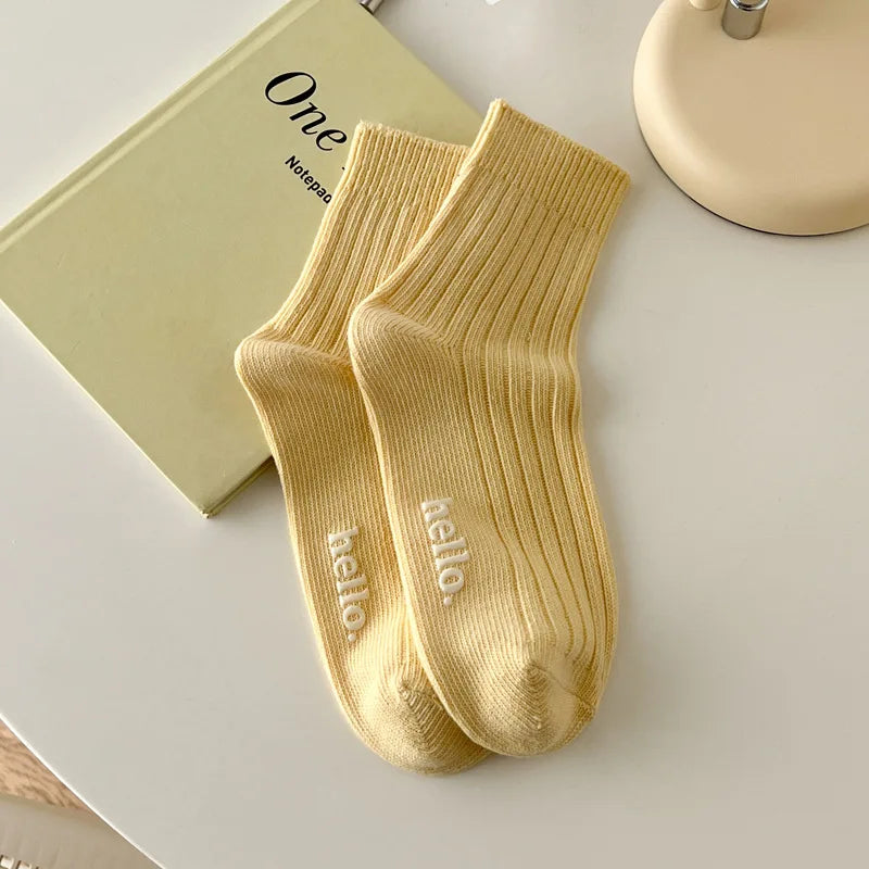 Spring Summer Cotton Socks