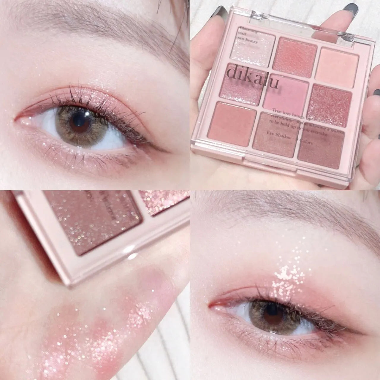 9 Colors Sakura Christmas Eyeshadow Palette