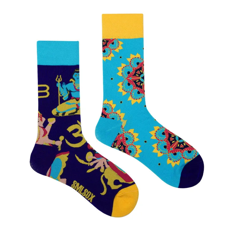 Cool Jacquard Cartoon Socks