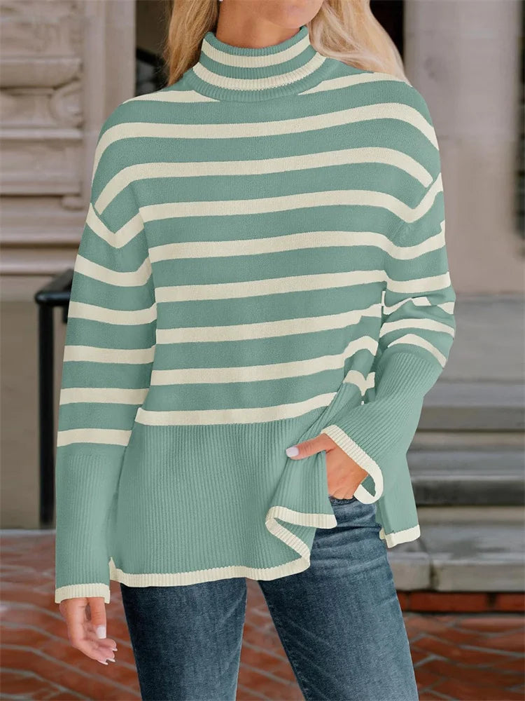 Striped Print Sweater