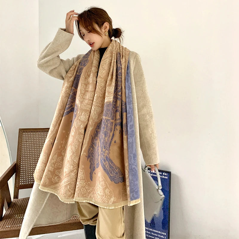 Luxury Winter Cashmere Scarf