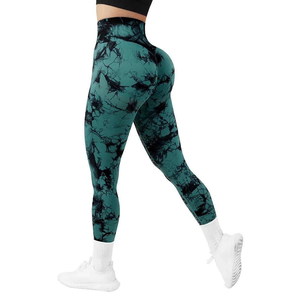 Seamless Tie Dye Leggings