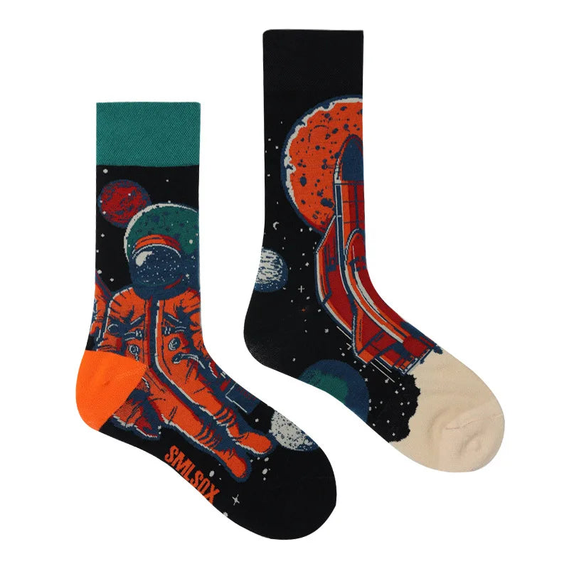 Cool Jacquard Cartoon Socks