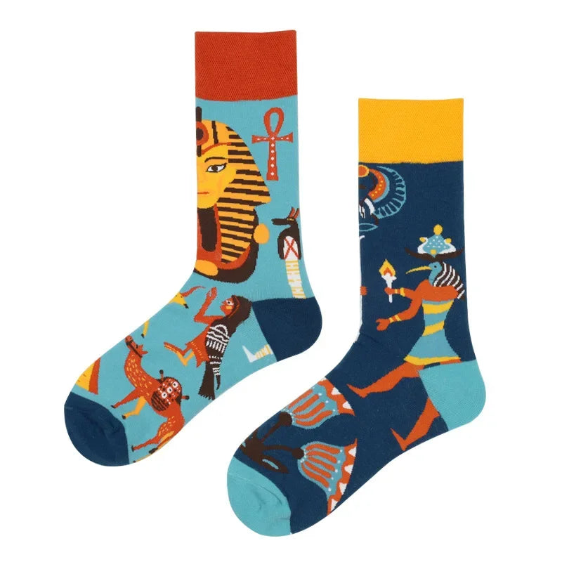 Cool Jacquard Cartoon Socks