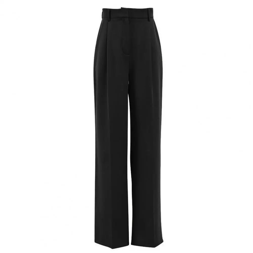 Green High Waist Wide Leg Pants