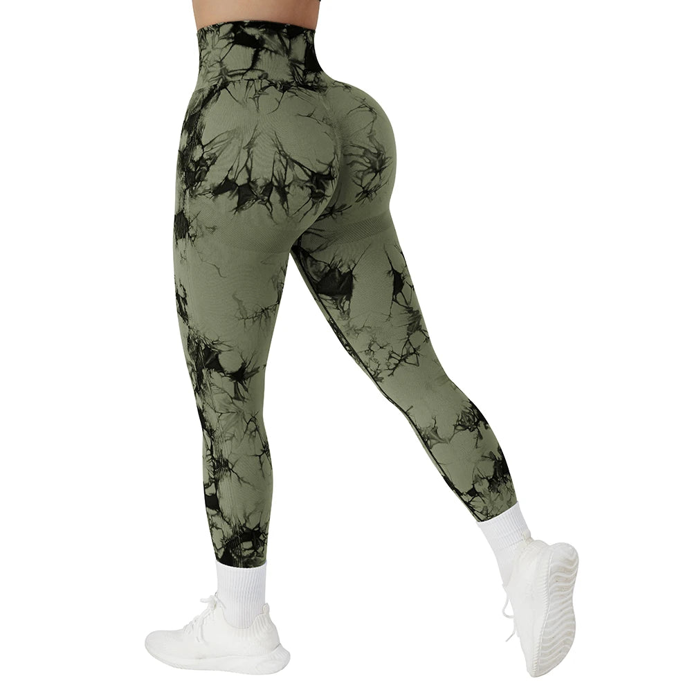 Seamless Tie Dye Leggings