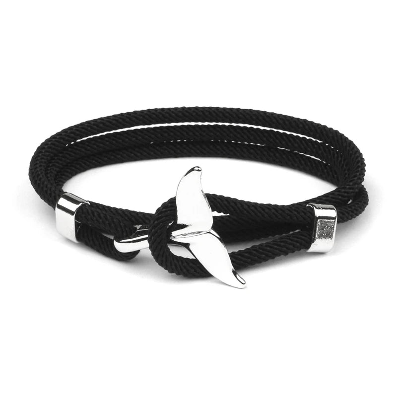 Whale Tail Anchor Multilayer Bracelet