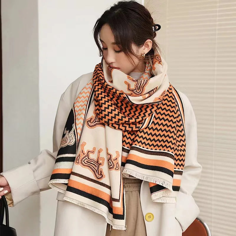 Luxury Winter Cashmere Scarf