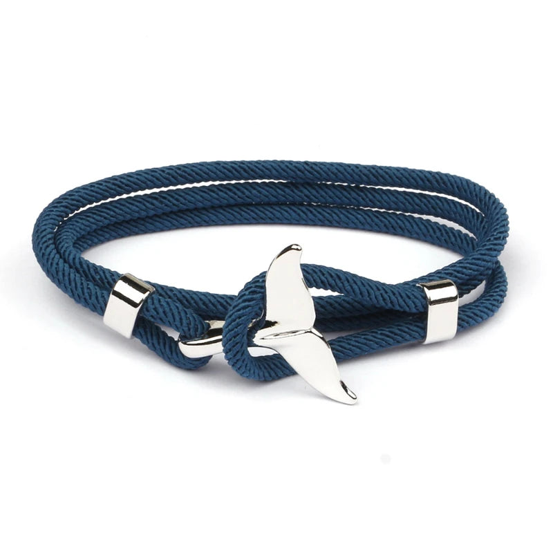 Whale Tail Anchor Multilayer Bracelet