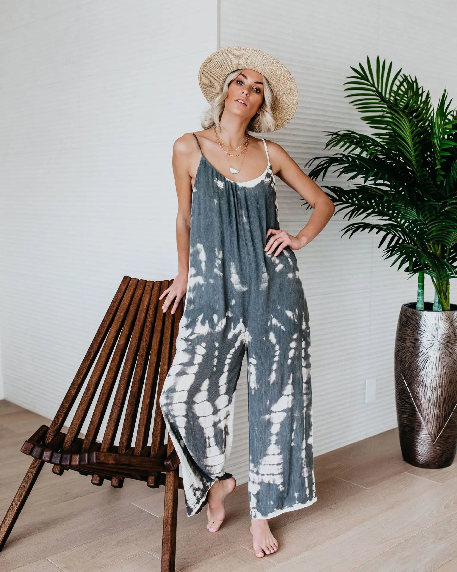 Tie Dye Summer Jumpsuit