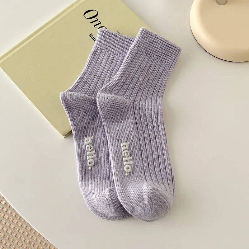 Spring Summer Cotton Socks