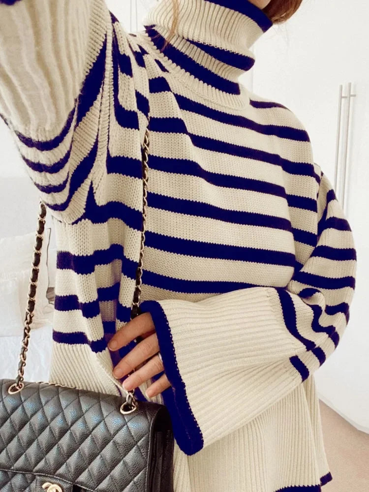 Striped Print Sweater