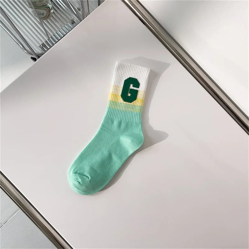 College Style Fashion Socks