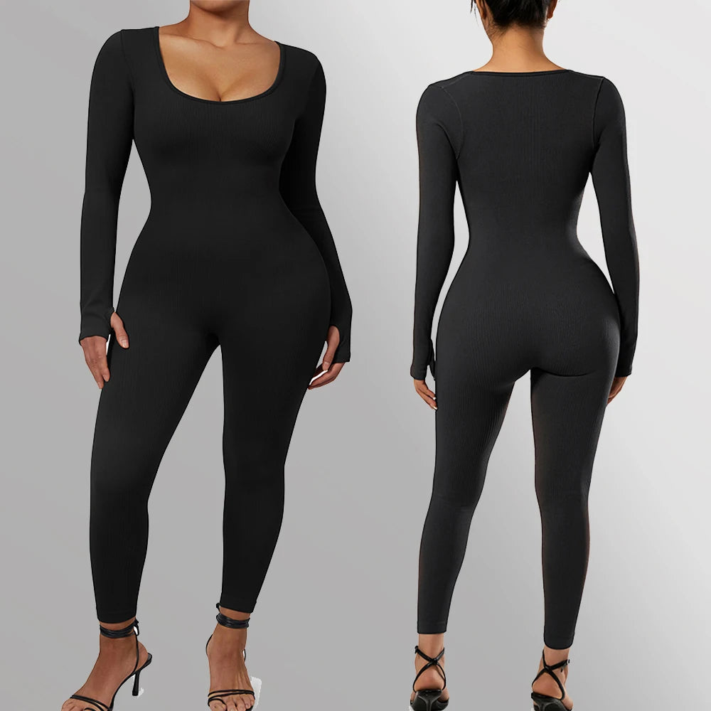 Casual Brown Bodycon Jumpsuit