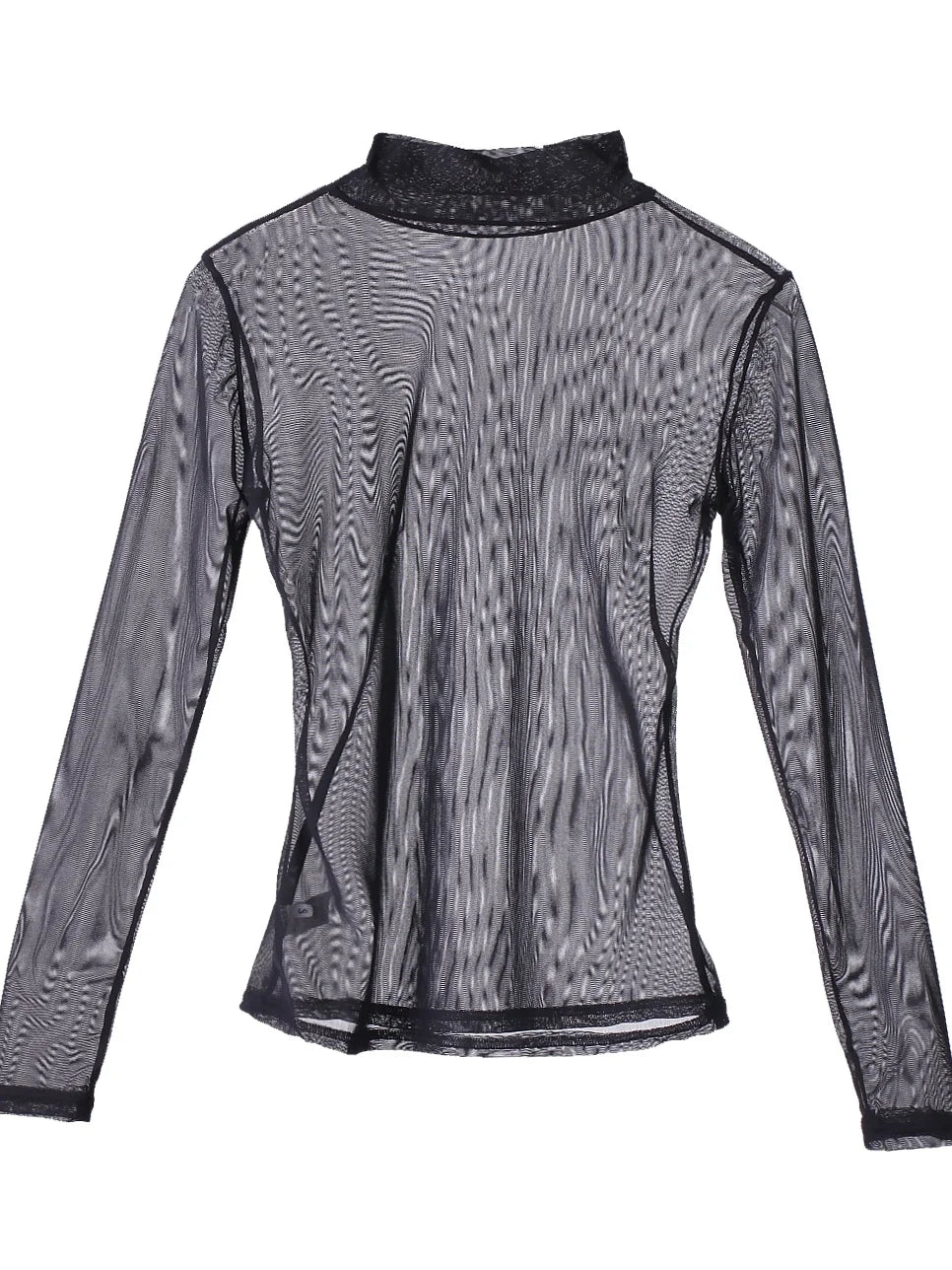 Sheer Mesh Fish Net Blouse