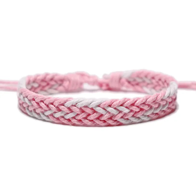 Handmade Vintage Cotton Rope  Bracelet