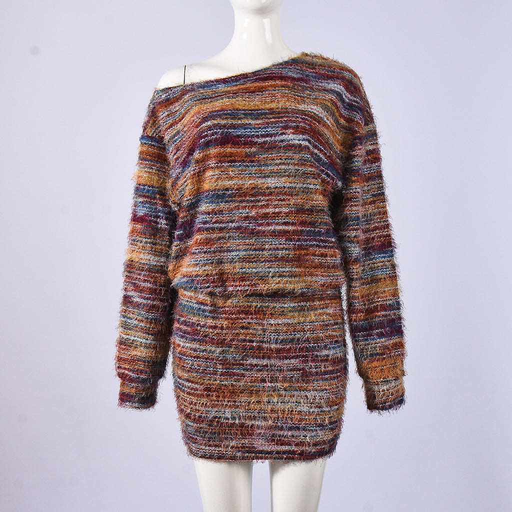 Long-Sleeve Dress In European And American Style
