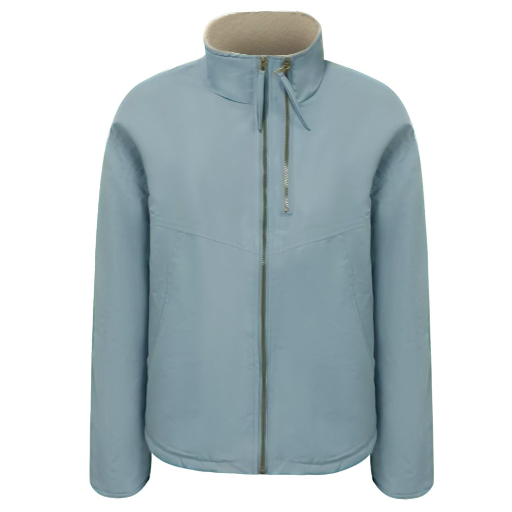 Velvet Stand Collar Cotton-padded Coat For Women