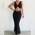 Womens Slim-fit Mermaid-style Bodycon Dress