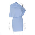 Elegant Solid-color Bodycon Dress
