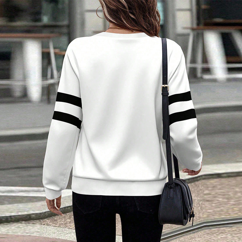Pullover Hoodie With A Zip-up Collar And Long Sleeves