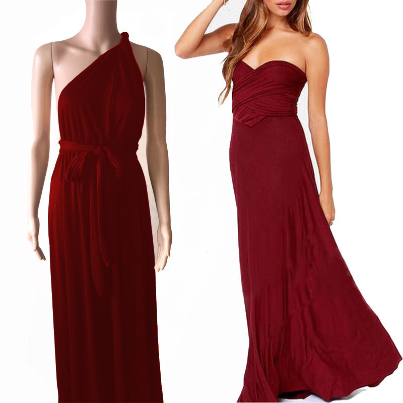 New Summer Stylish Cross-back Open-back Dress