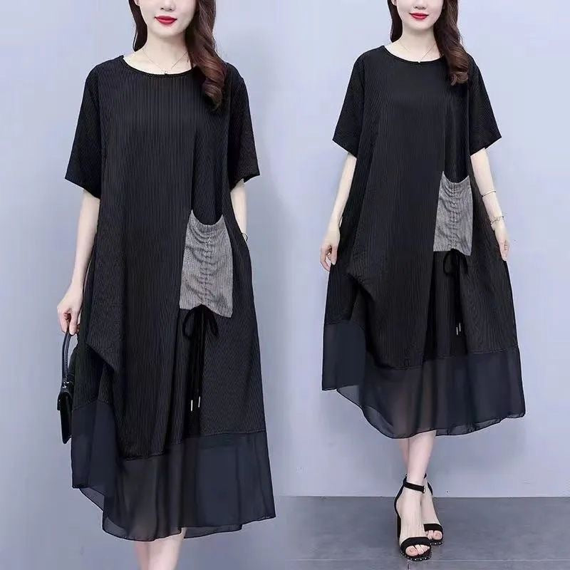 Summer Slimming Mid-length Dress