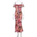 Mid-waist Fashionable Printed Dress For Women