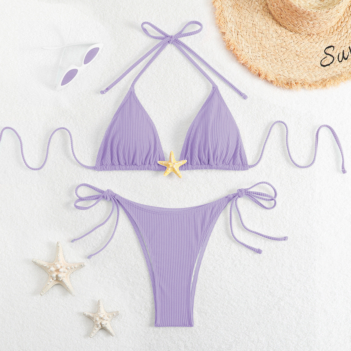 New Womens Two-Piece Bikini Swimsuit Set