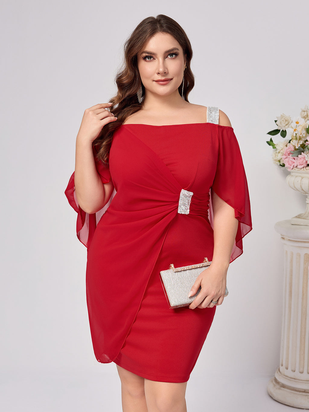Plus-size Womens Dress Sleeveless With Straps