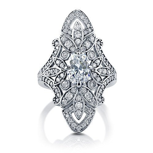 Ethnic  Zircon Women's Exquisite Flower Rings Exotic Style