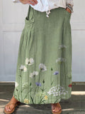 Casual Retro Floral Print Holiday Sundress