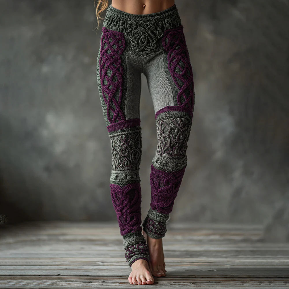 Retro 3D Digital Print Women's Casual Sports Pants