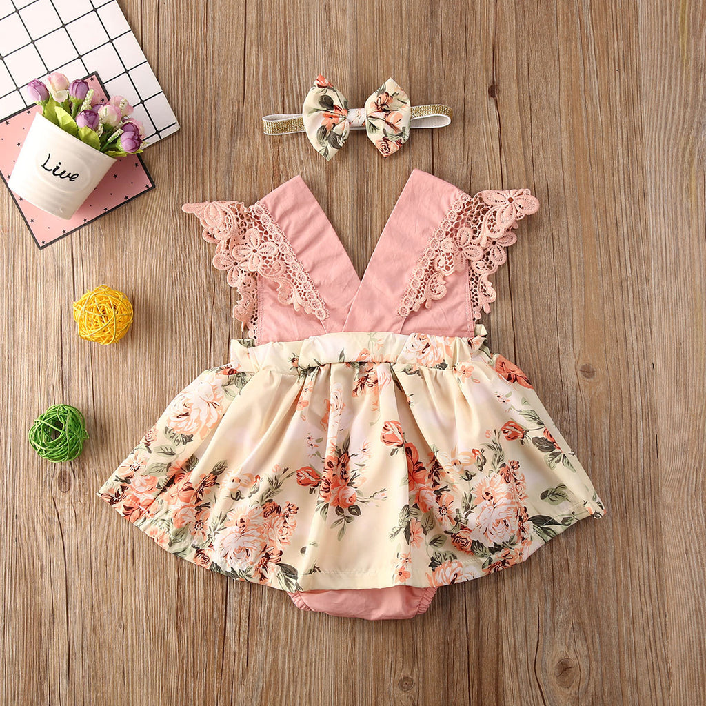 Girl Princess Clothes Baby Romper