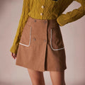Women's A-line High-waisted Figure-flattering Skirt