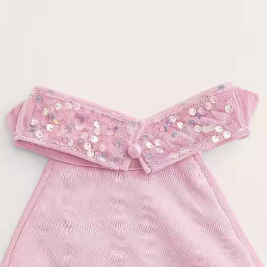 Beauty-style Sparkly Halterneck Backless Dress